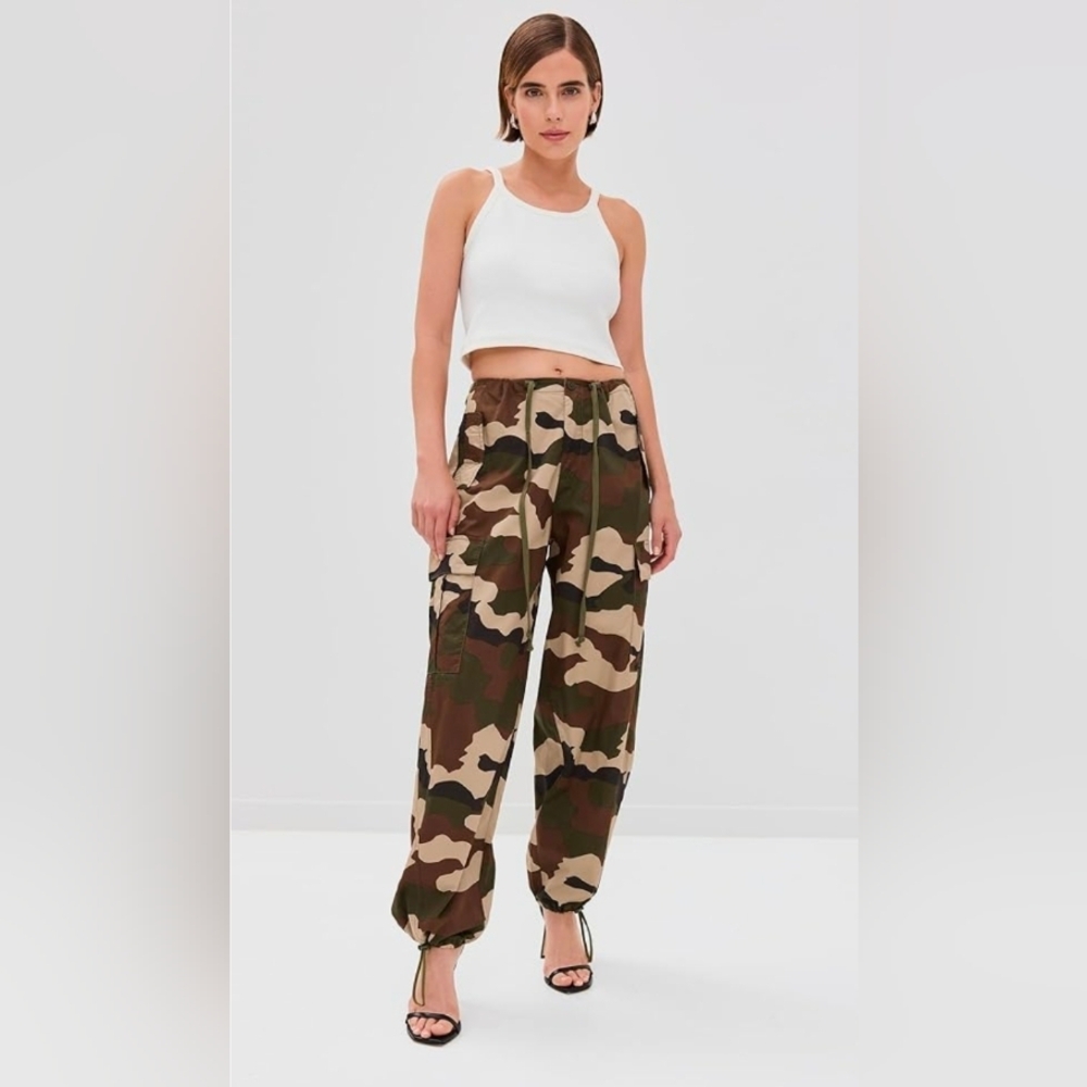 Good American Women's Parachute Pants